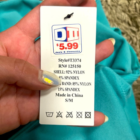 Brand new blue tank top with tags - Picture 4 of 4